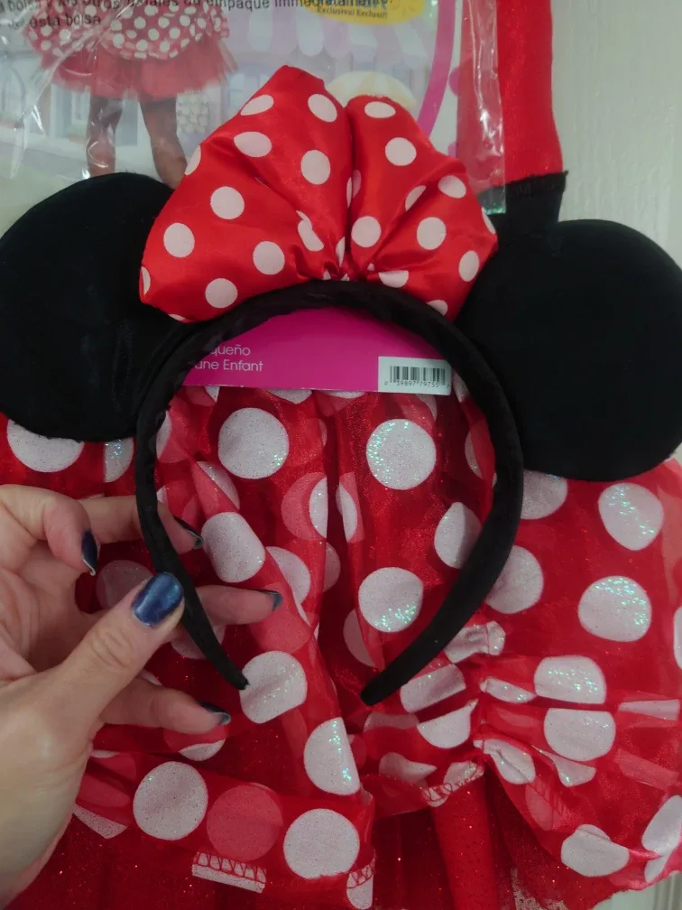 New Minnie Mouse Costume - Toddler Size 3-4T image indicator(3)
