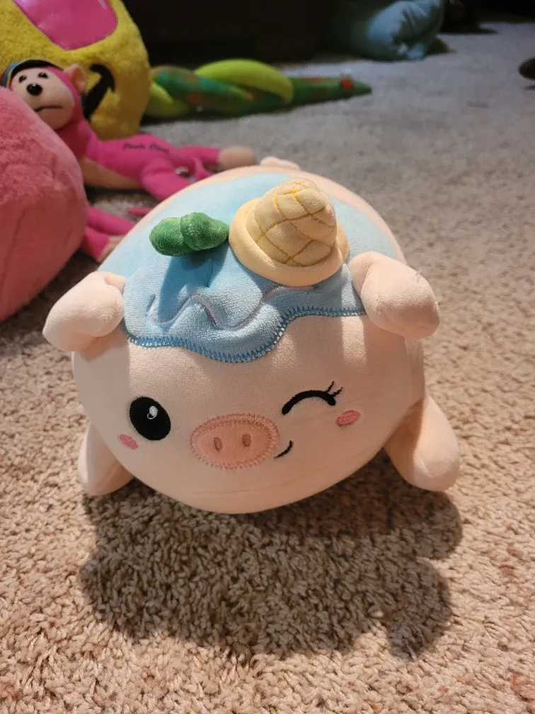 Assorted Plush Toys - Strawberry, Pig, Chick, Monkey, ect; image indicator(3)