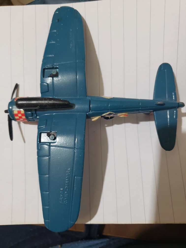 Road Champs blue fighter plane  FAU- 1A - photo 2