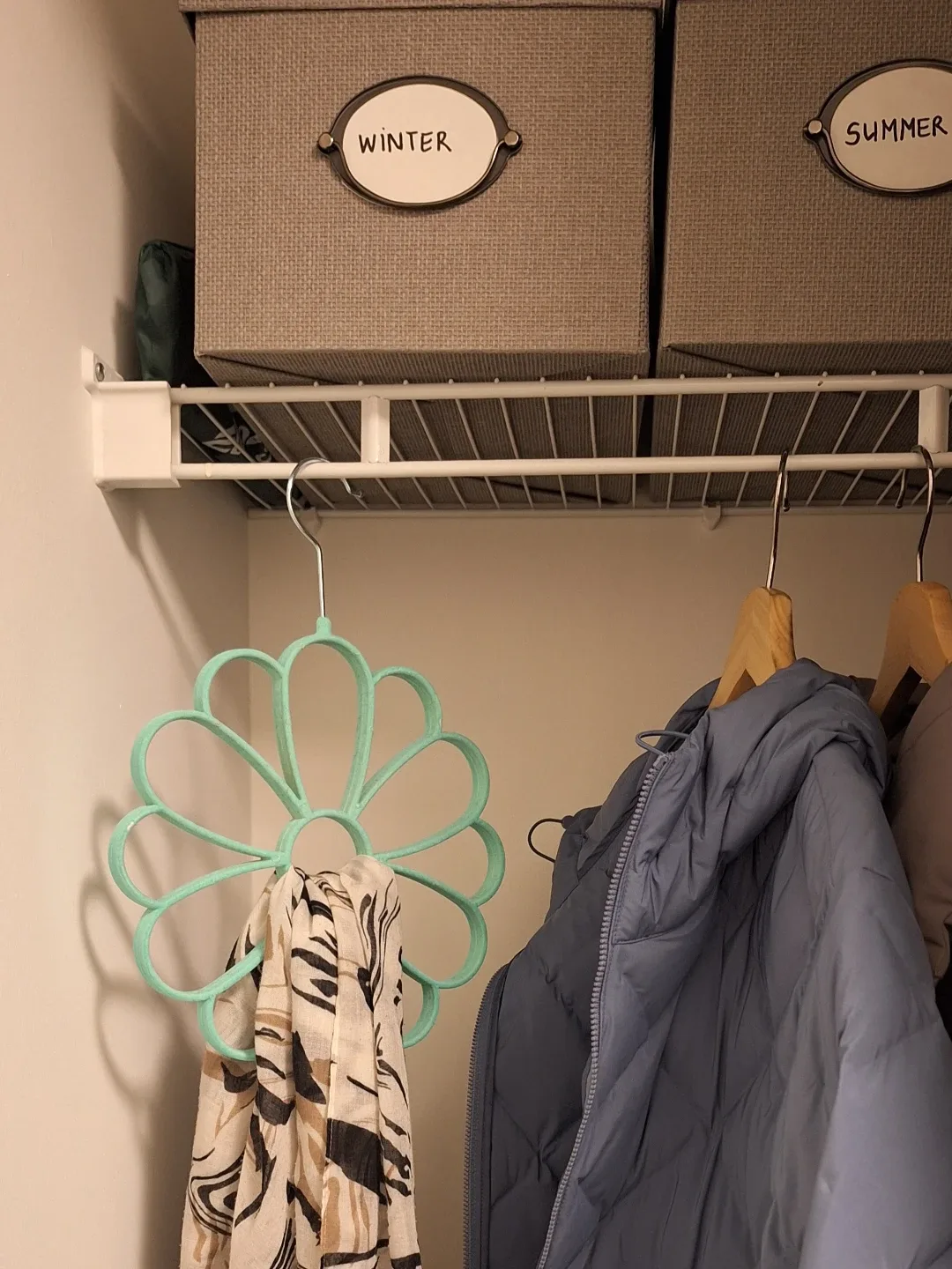Scarf Hanger - Turquoise