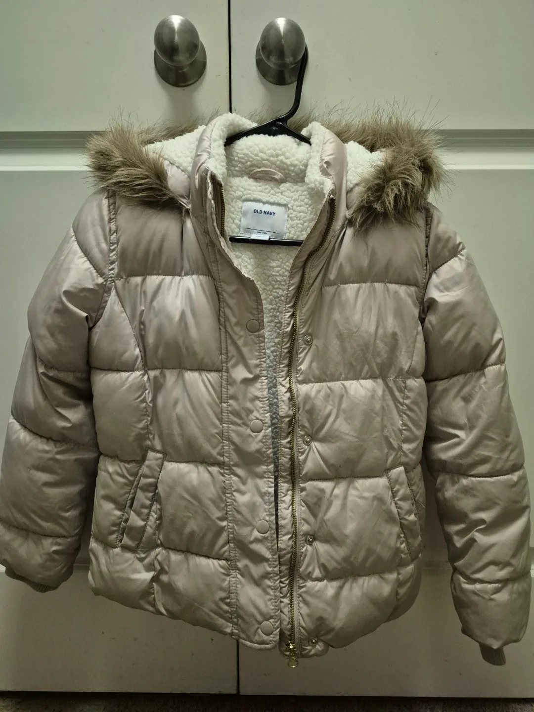 Old Navy Girls' Puffer Jacket - Size 10-12 image indicator(4)