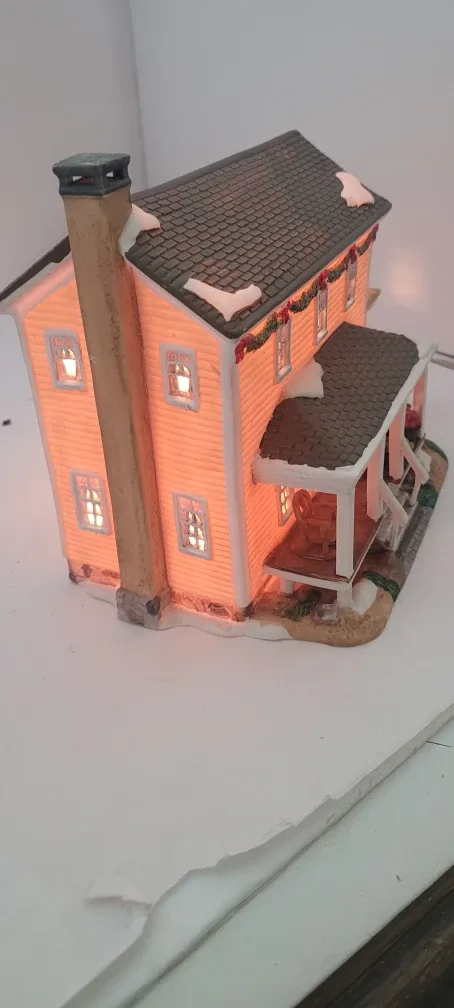 Christmas Village Lighted House image indicator(2)