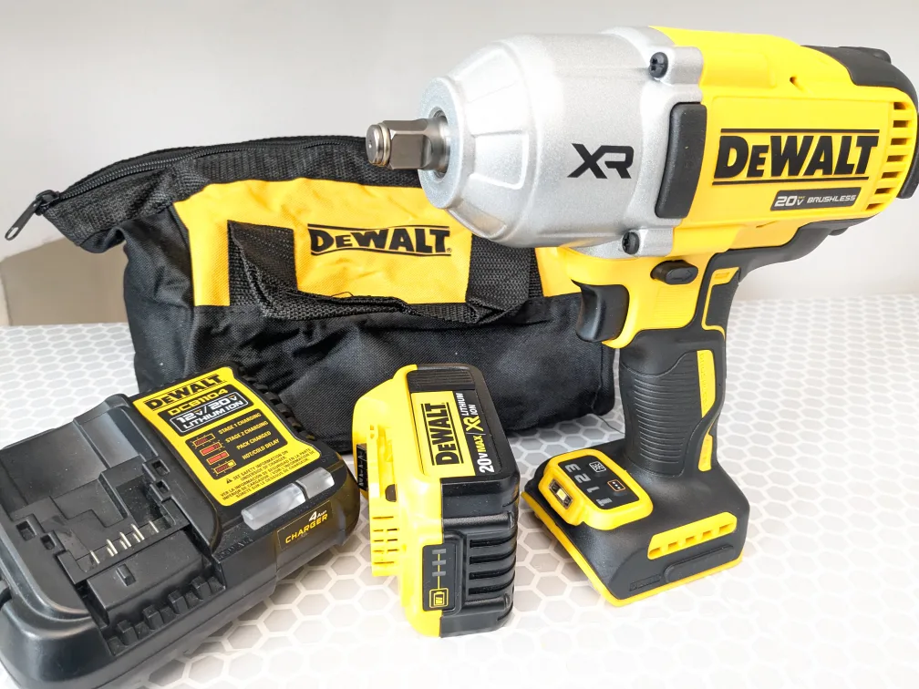 20V Max DeWalt XR -HIGH TORQUE 1/2" Impact Wrench Combo image indicator(2)