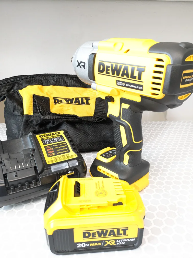 20V Max DeWalt XR -HIGH TORQUE 1/2" Impact Wrench Combo image indicator(3)