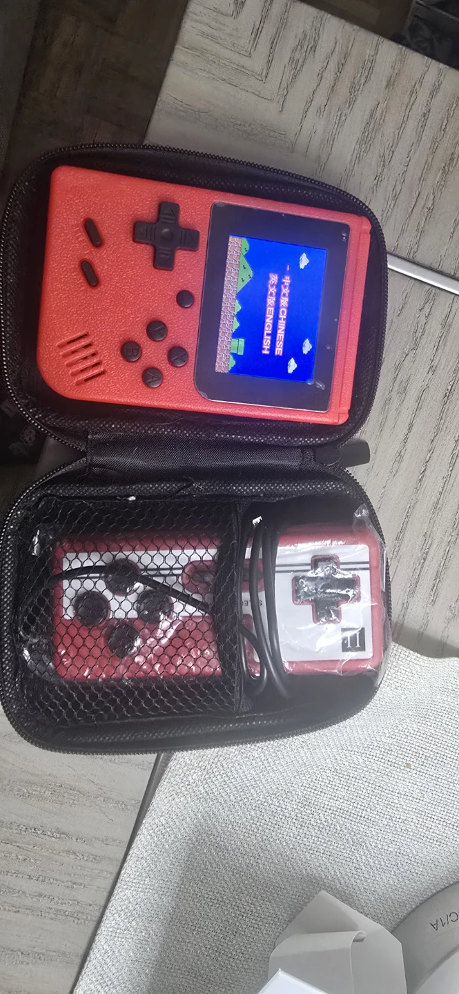 Red Handheld Game Console - 500 in 1 - photo 3