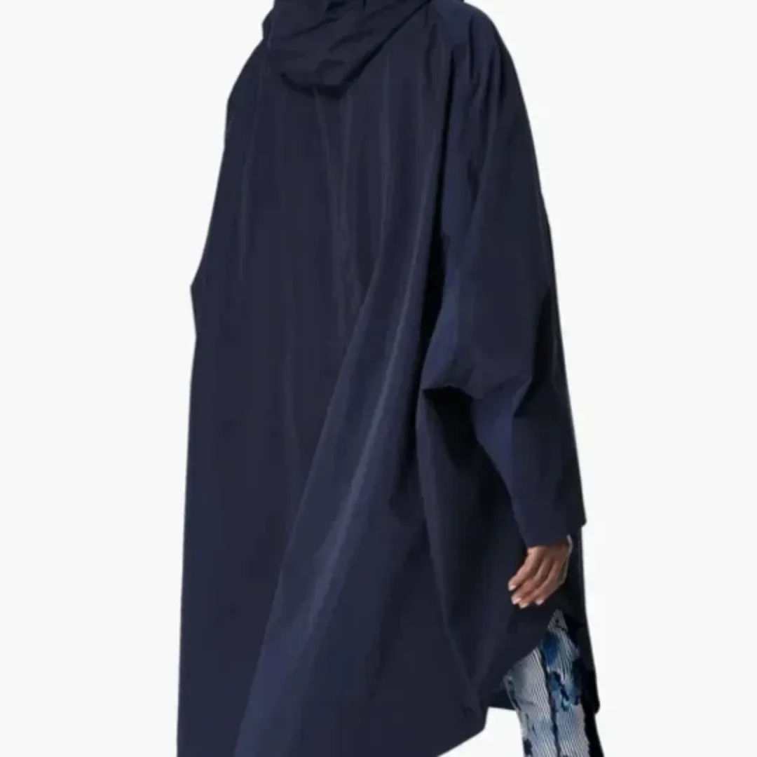 Sweaty Betty Navy Blue Waterproof Poncho - XL image indicator(3)