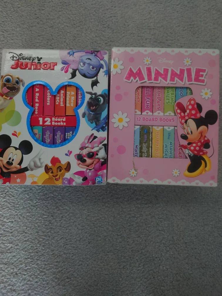 Disney Junior & Minnie 12 Board Books Set