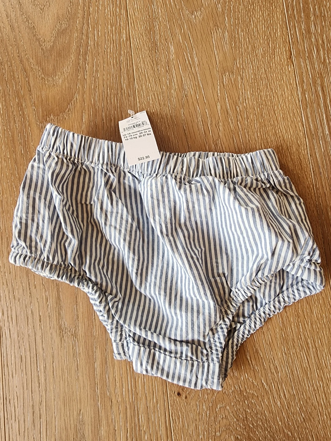 NWT GAP Baby Striped Bloomer Shorts (12-18 Months)