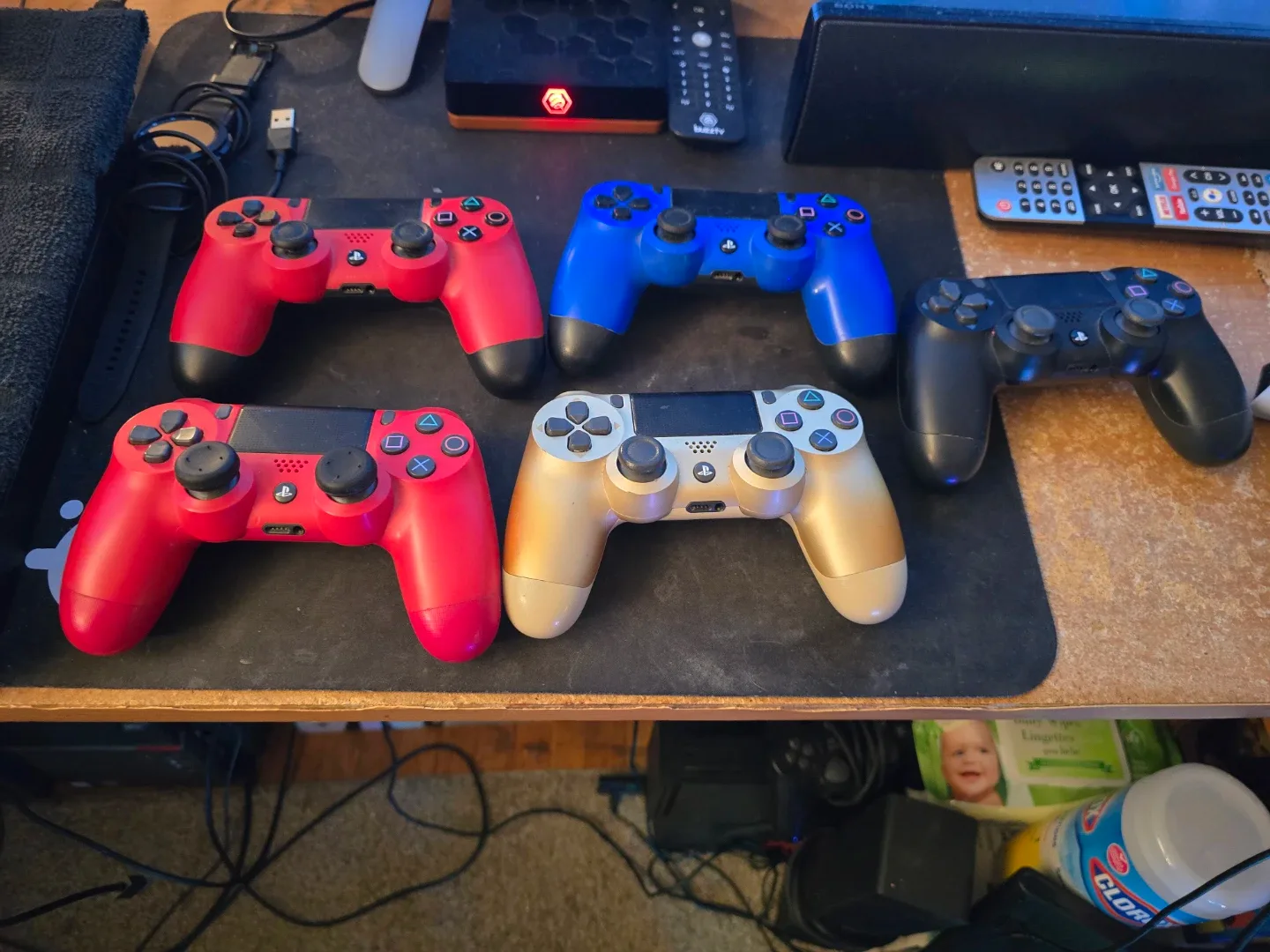 Ps4 controllers and brand new thumb grip