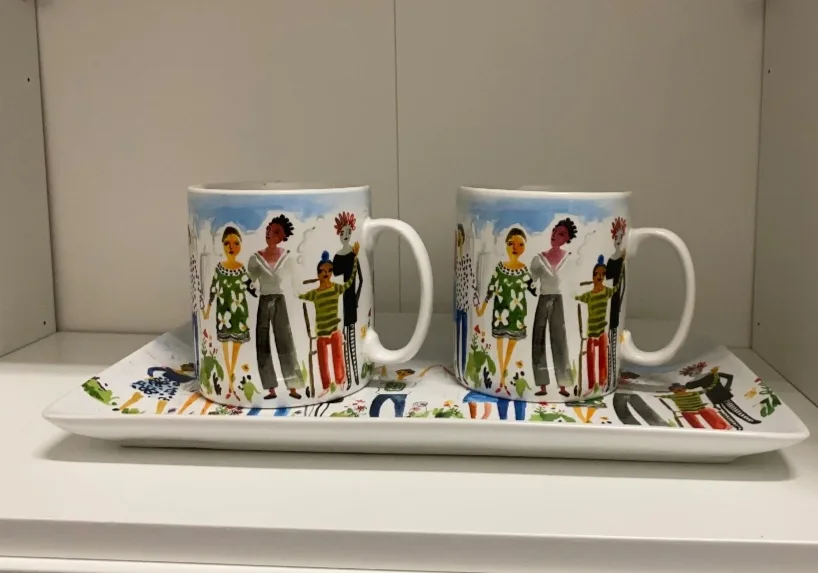 Marimekko People Pattern Mugs & Apron Set image indicator(2)