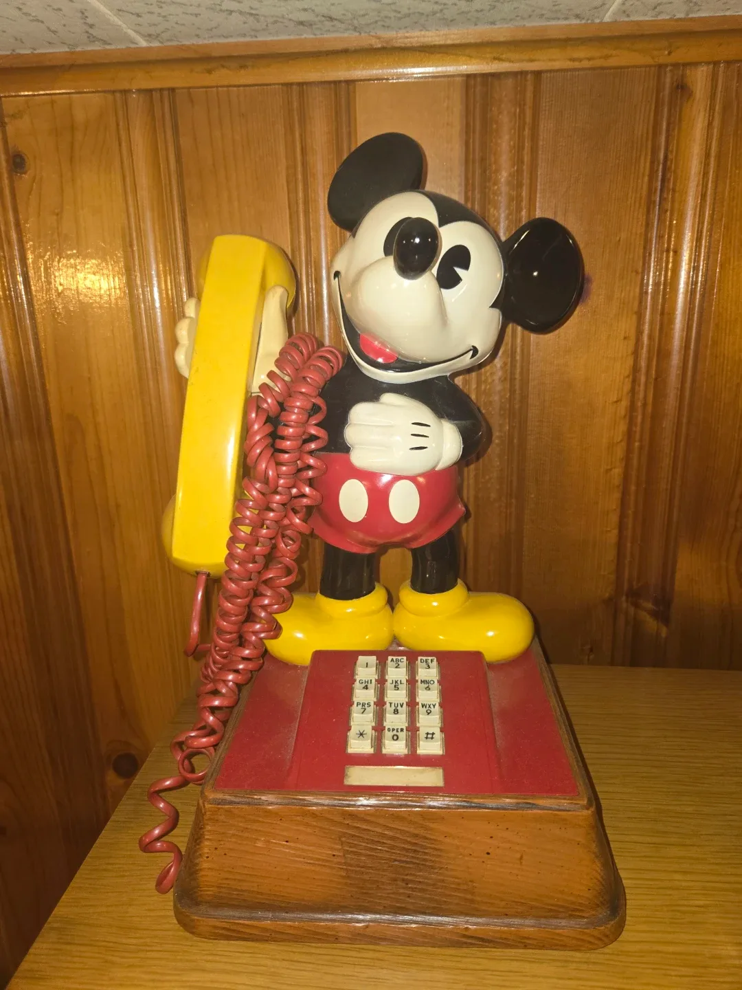 Vintage Mickey Mouse Telephone thumbnail