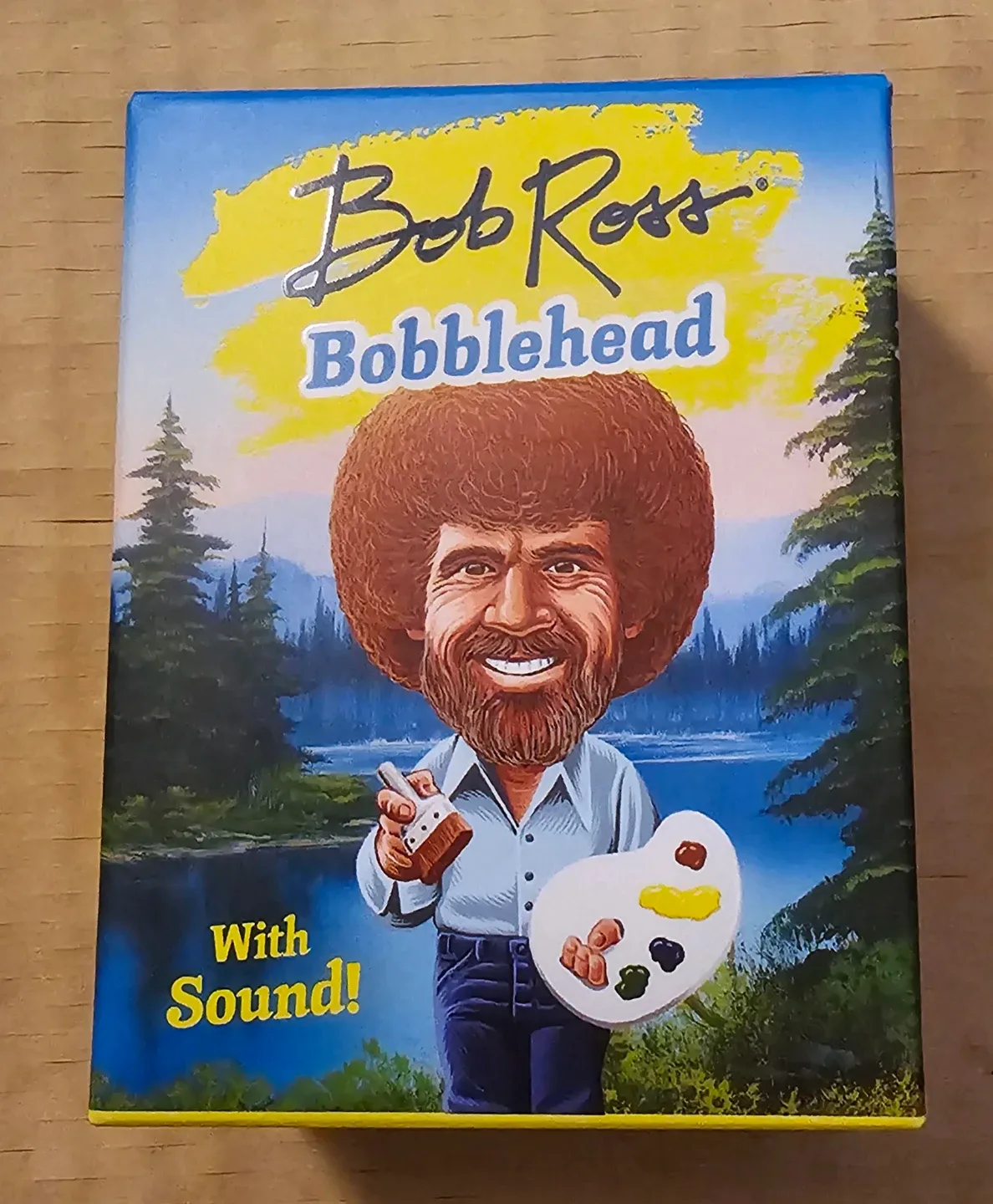 Bob Ross Bobblehead with Sound - New in Box!