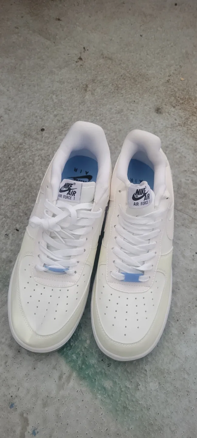 Nike Air Force 1 One White UV Reactive