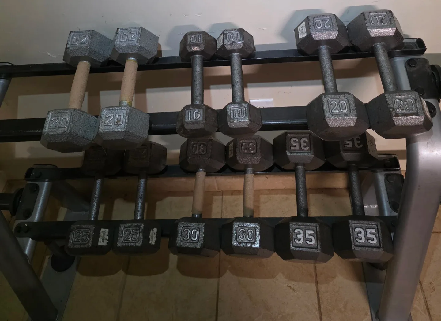 Dumbbell Set with Rack image indicator(5)