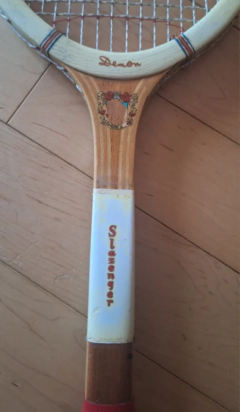 vintage Slazenger Demon & Dunlop Elite II Tennis Racquets image indicator(4)