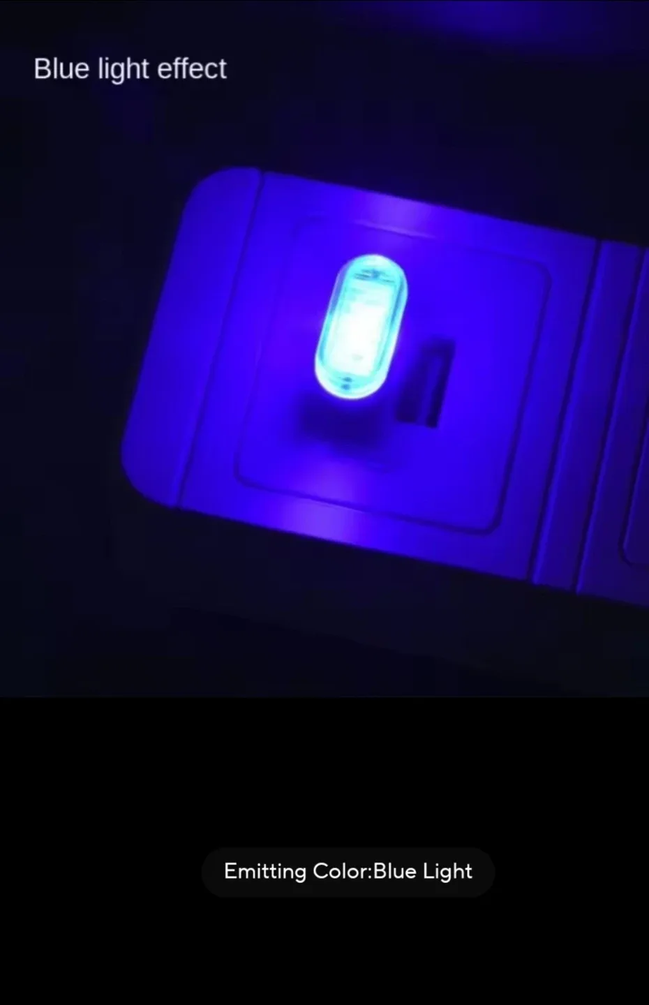 USB Atmosphere Lamp - Blue Light Effect image indicator(3)