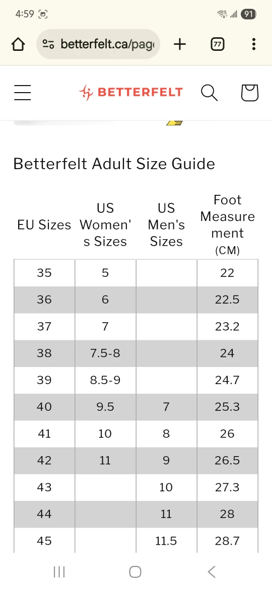 Betterfelt Classic Slippers - Steel Blue, Size 38 - photo 4