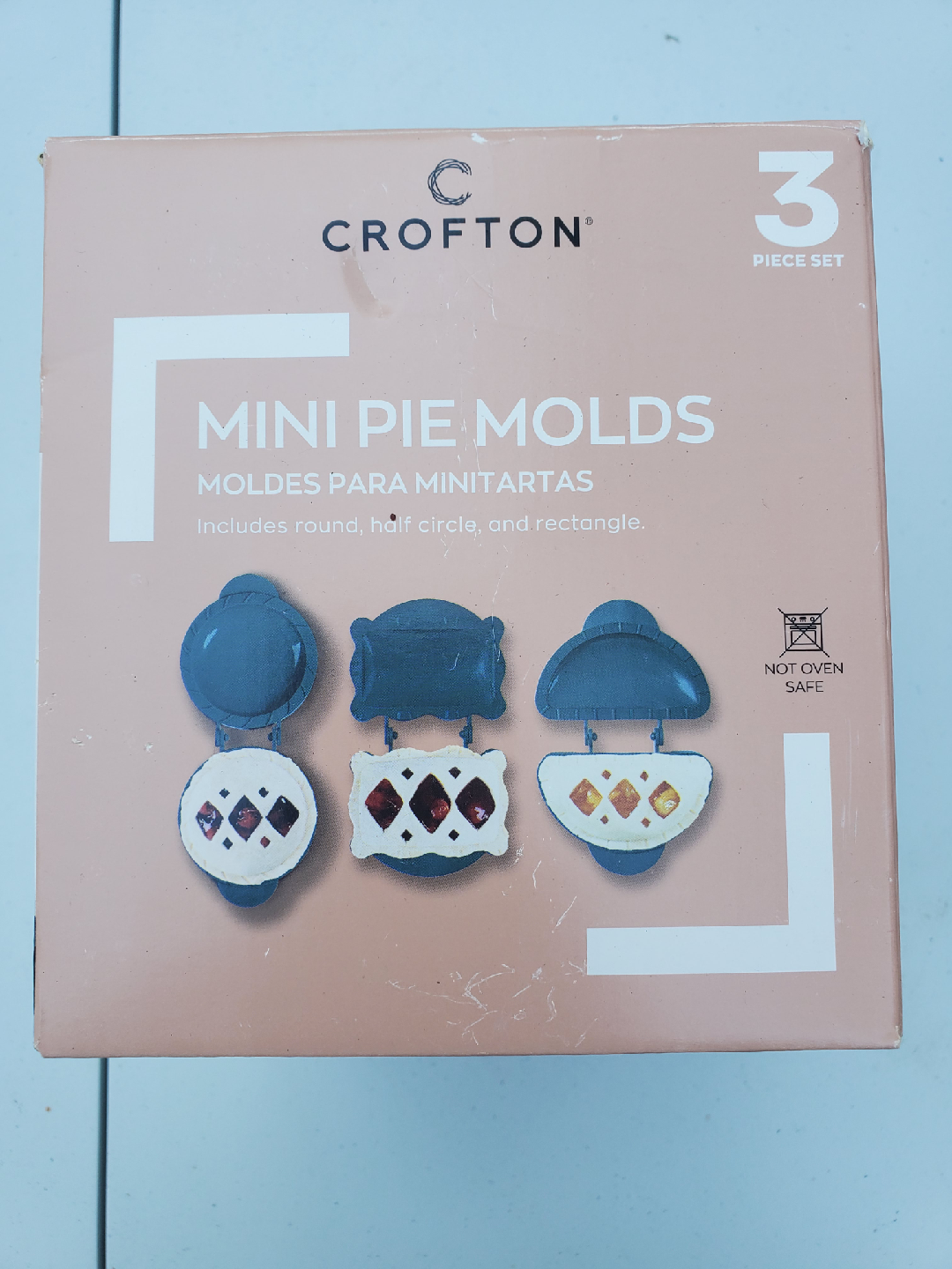 Crofton Mini Pie Molds - 3 Piece Set