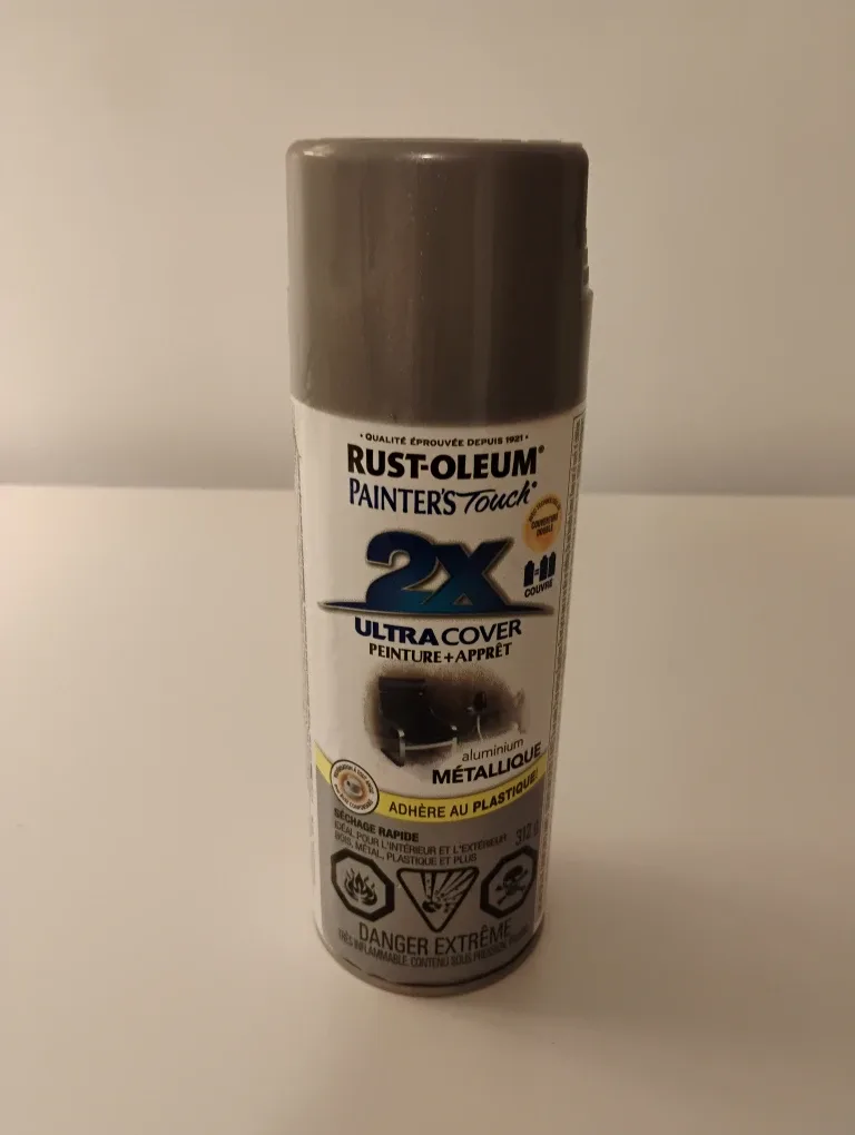 Rust-oleum Painter's Touch 2x Paint + Primer Metallic Aluminum image indicator(2)