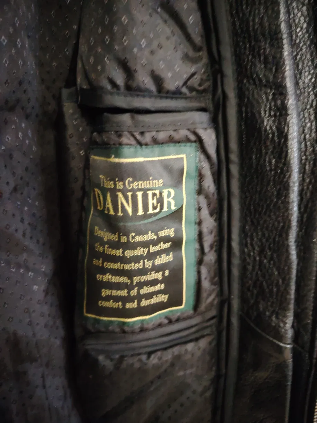 🥕Danier Leather Jacket XL/TG image indicator(5)