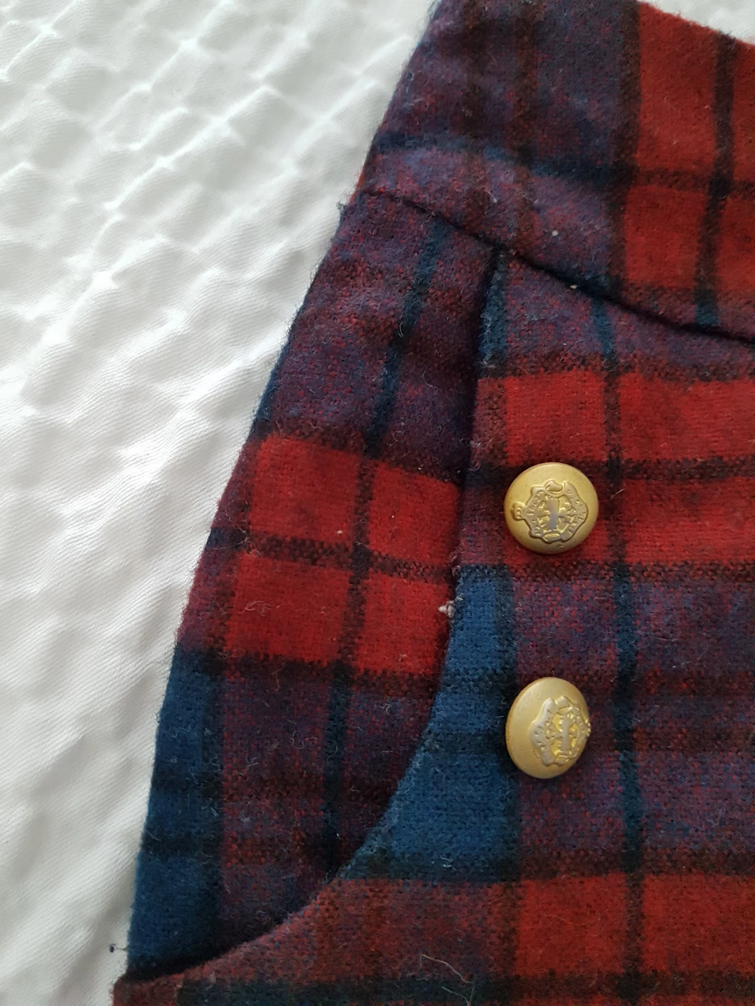 Tartan Plaid Mini Skirt Size Small - photo 2