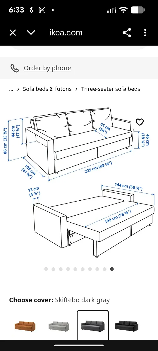 Grey Sleeper Sofa - Excellent Condition! image indicator(7)