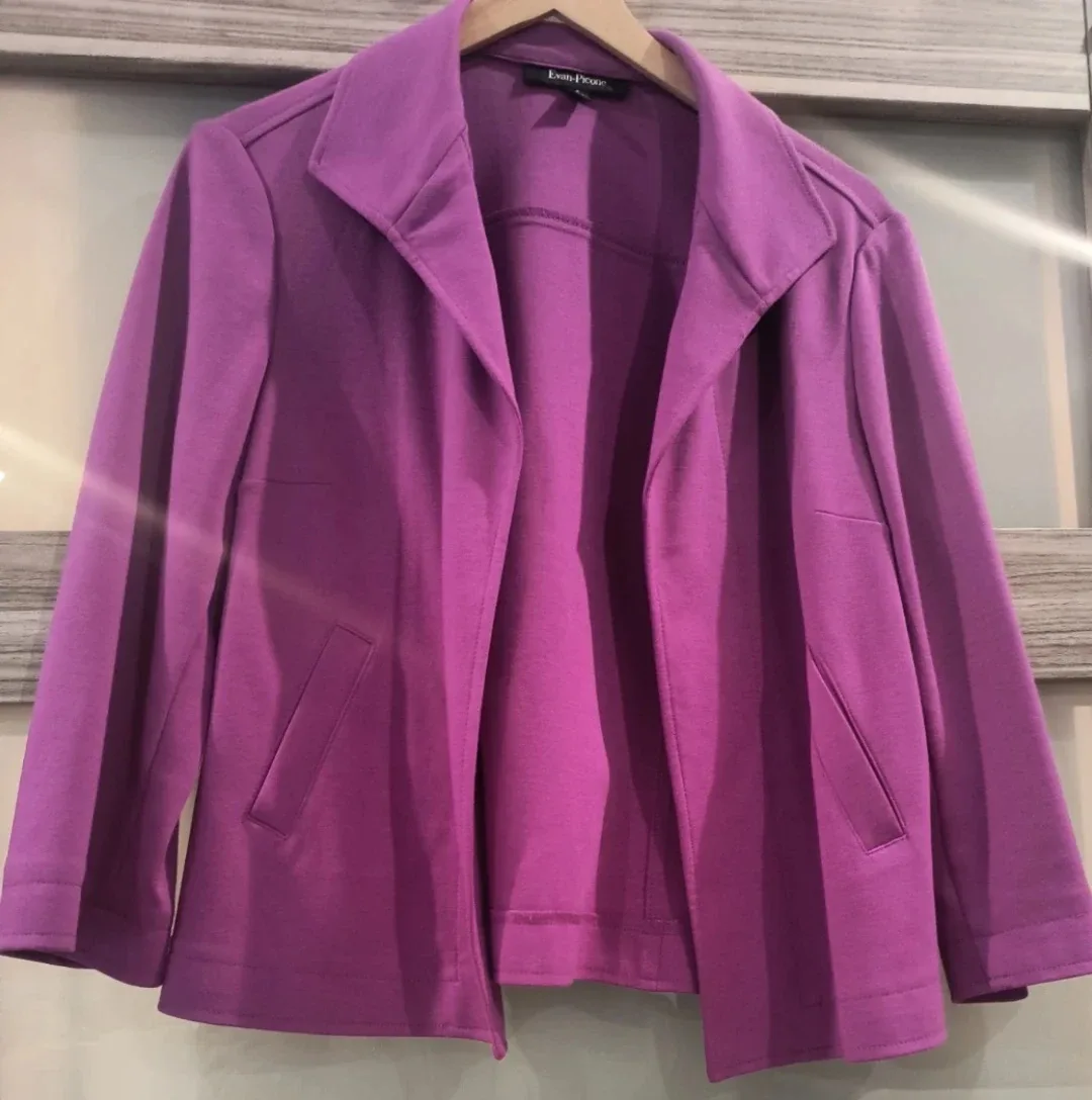 Evan-Picone Purple Blazer - Size 8