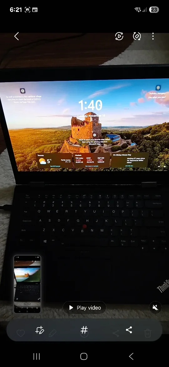 Lenovo 65W AC Adapter Charger + Lenovo Thinkpad  X1 Yoga Gen 7 image indicator(6)