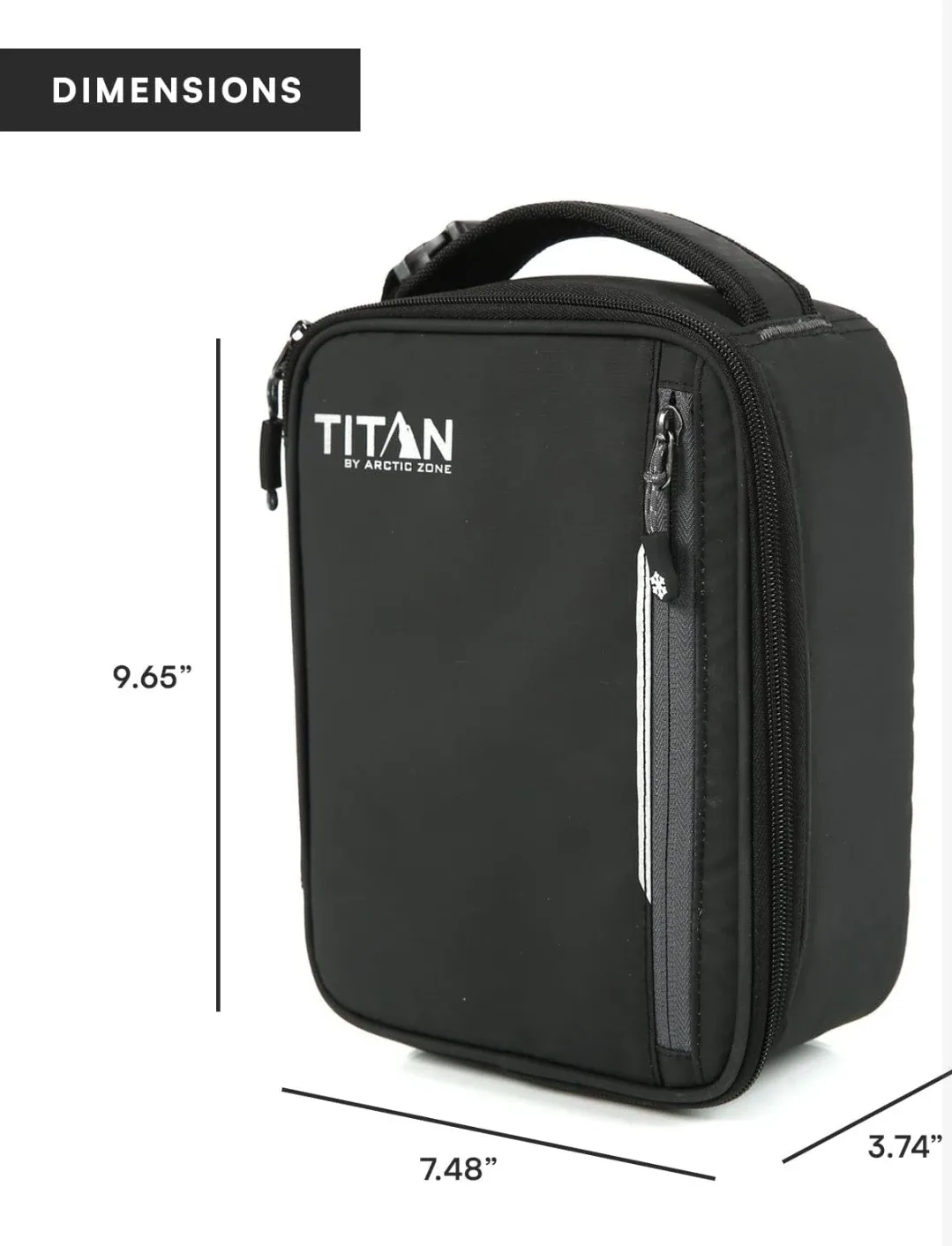 NEW TITAN Upright Artic Zone Expandable Lunch Pack  - Blue image indicator(5)