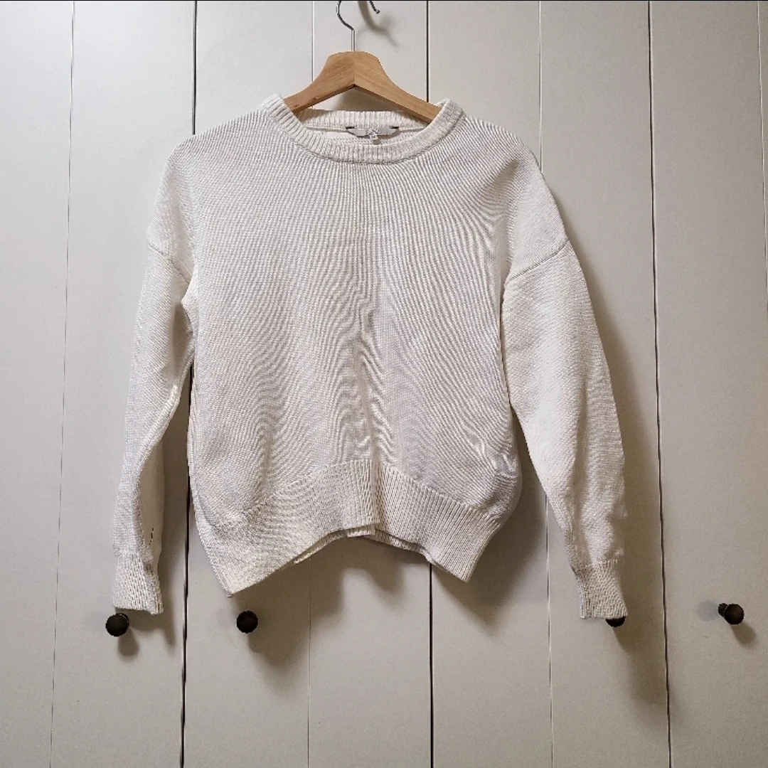 Clockhouse White Sweater - Size M
