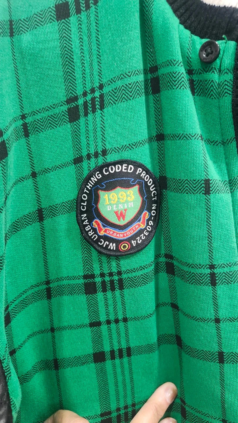 Waves Urban Youth Green Plaid Jacket Size 38 image indicator(3)