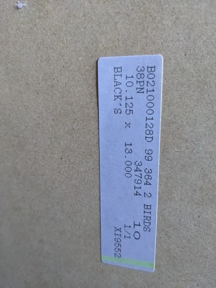 Set of 3 Framed Bird Art Prints - Black's image indicator(5)