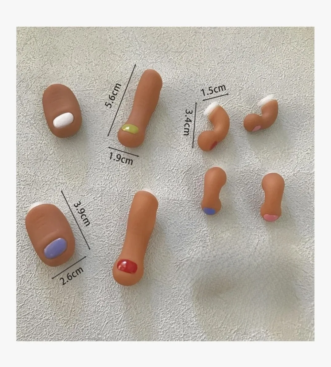 Funny Toe Shoe Charms image indicator(4)