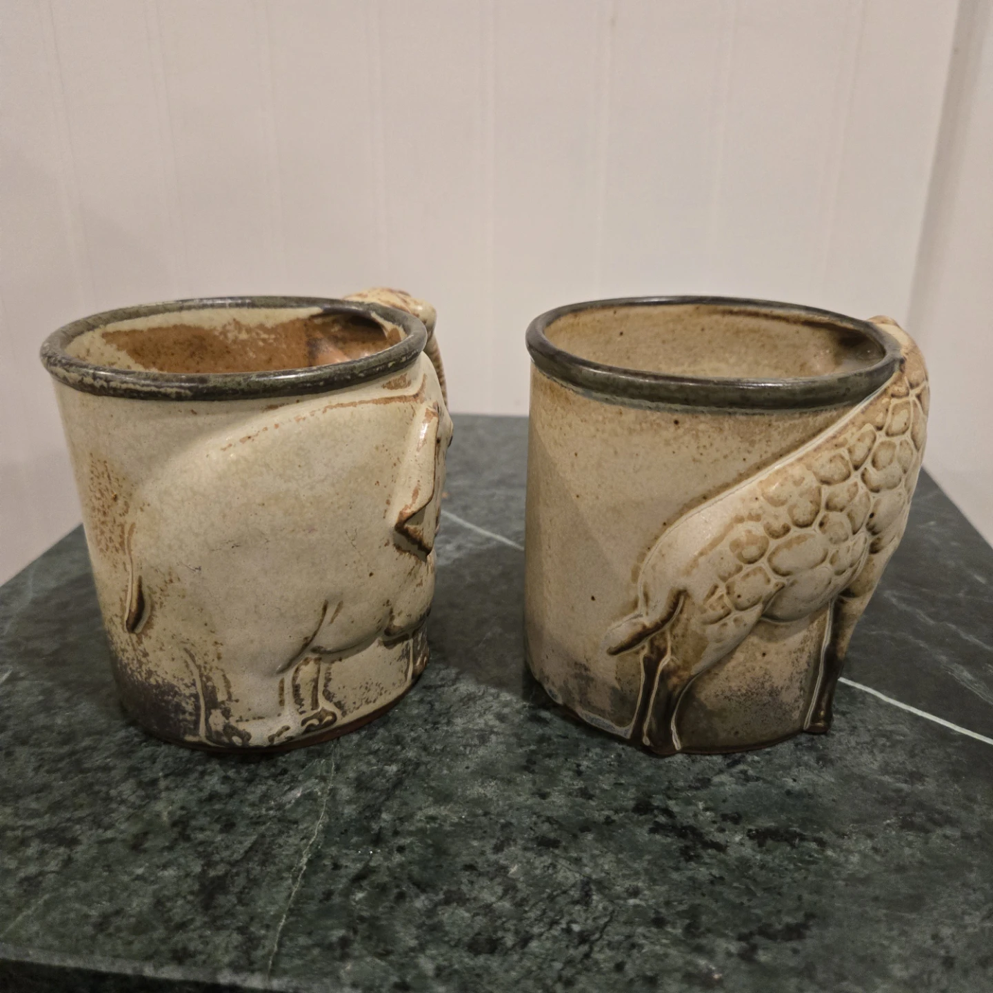 Giftcraft Stoneware Elephant & Giraffe Ceramic Mugs - photo 3