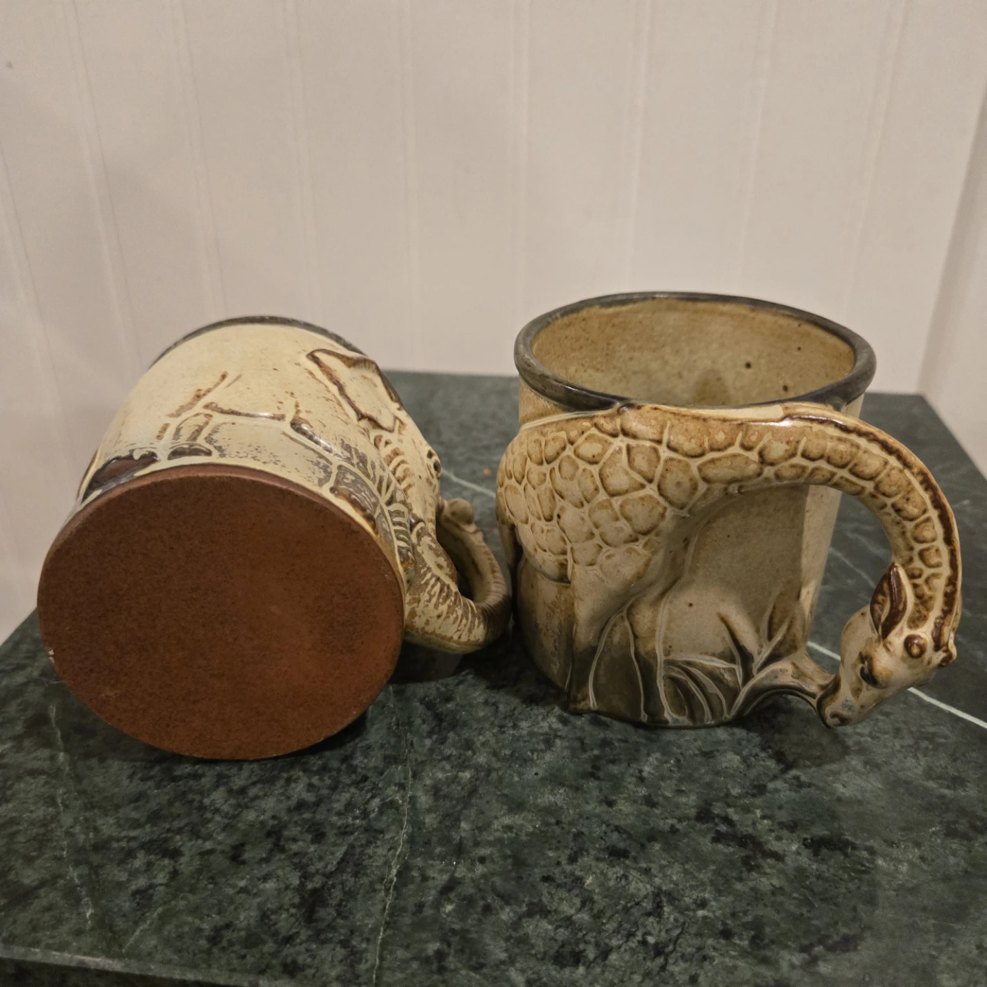 Giftcraft Stoneware Elephant & Giraffe Ceramic Mugs - photo 4
