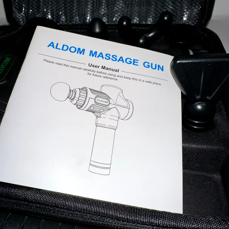 Aldom Massage Gun with Case image indicator(2)