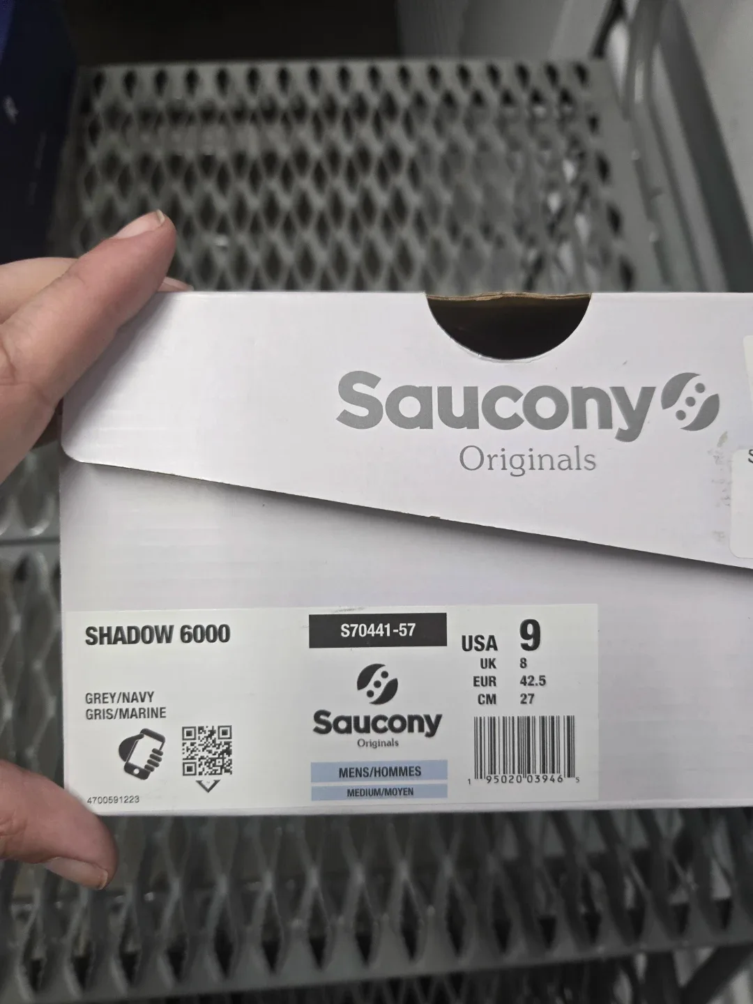 Saucony Shadow 5000 Shoes - Gray/Navy image indicator(6)