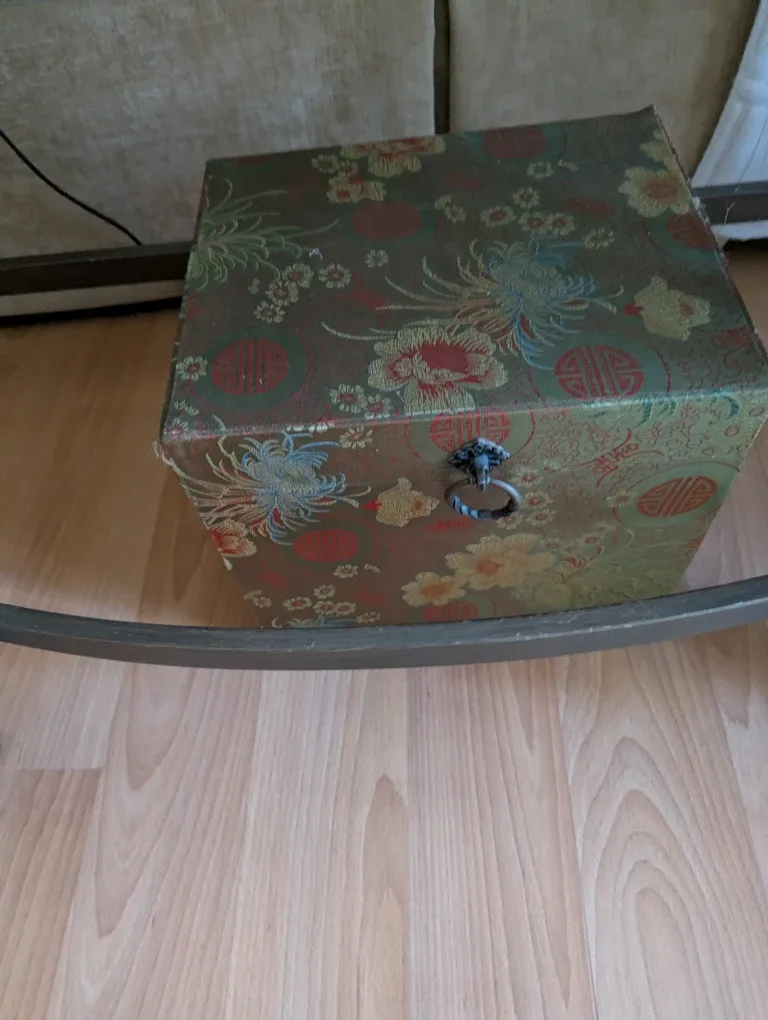 Floral Patterned Decorative Box