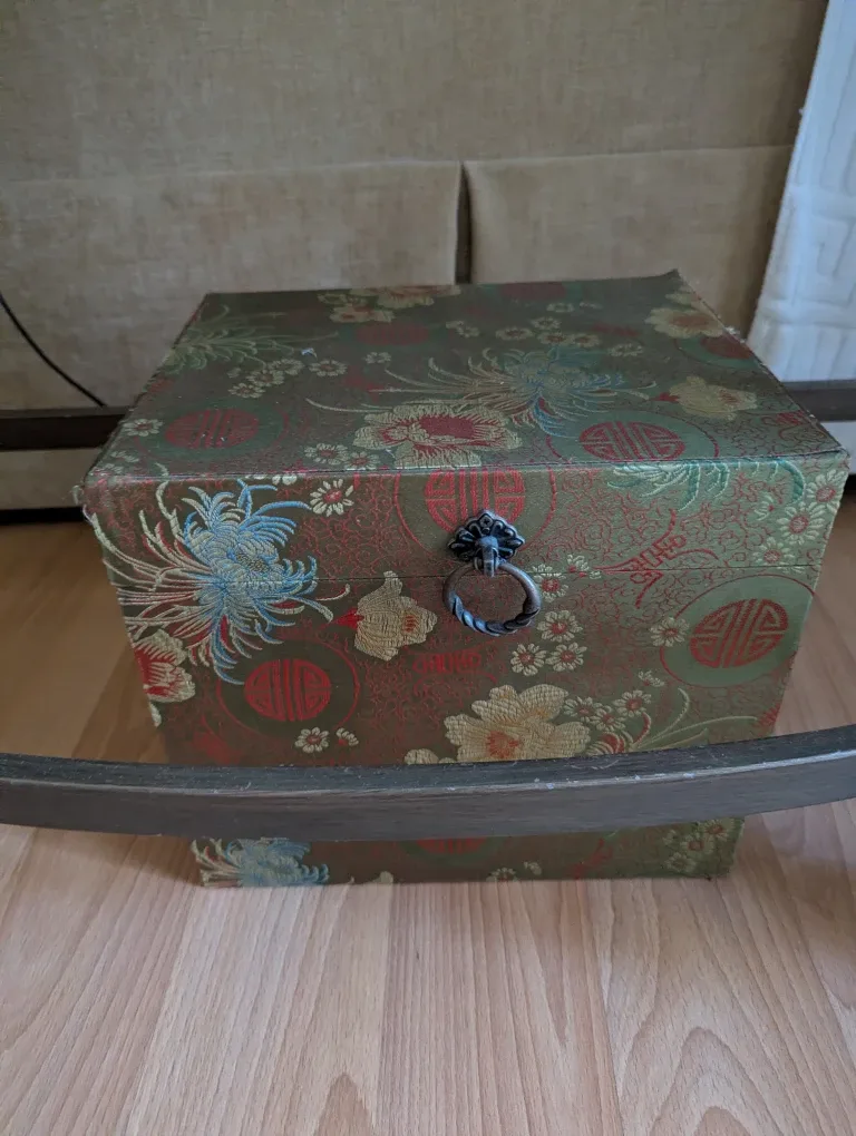 Floral Patterned Decorative Box image indicator(2)