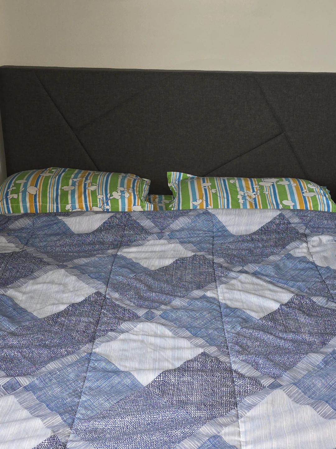 Queen Bed Frame - Gray ( MOVING SALE) - photo 2