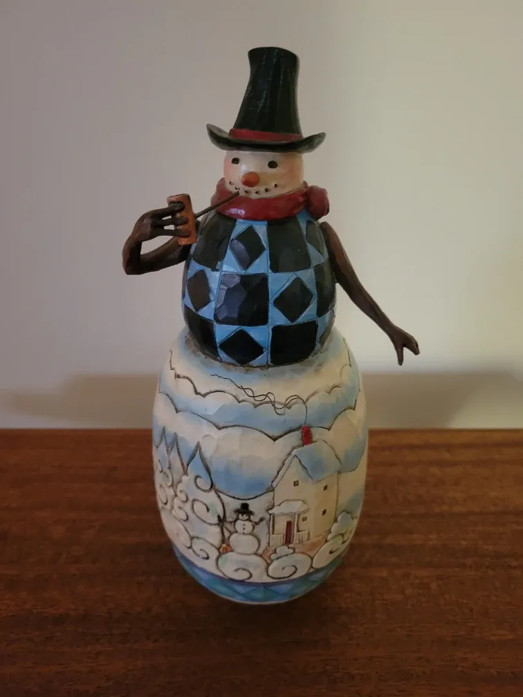 Jim Shore Heartwood Creek Snowman Figurine