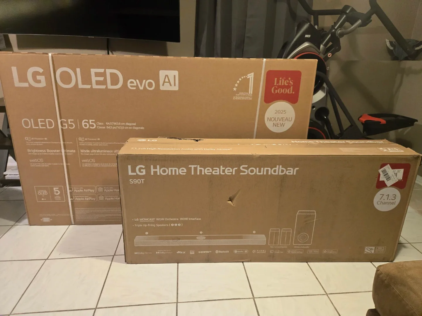 Brand NEW 65" OLED G5 and S90TR SOUNDBAR image indicator(2)