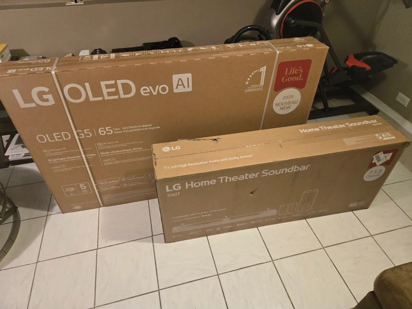 Brand NEW 65" OLED G5 and S90TR SOUNDBAR image indicator(6)