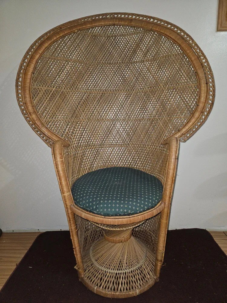 Wicker Peacock Chair image indicator(2)