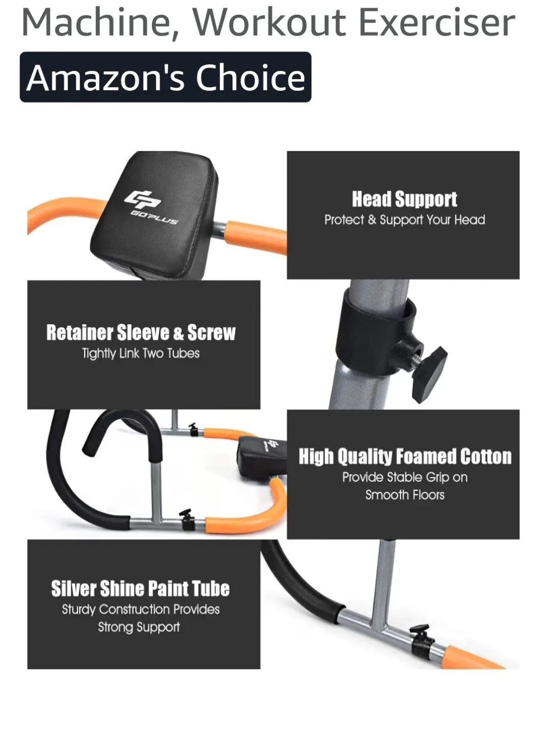 Goplus Abdominal Exercise Machine image indicator(4)