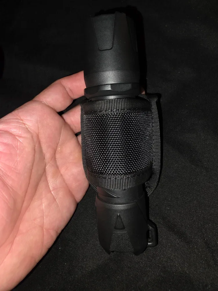 Led tactical polymer flashlight image indicator(2)