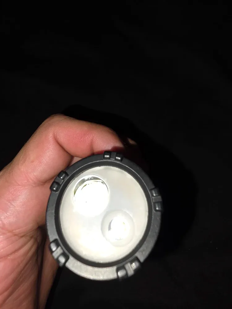 Led tactical polymer flashlight image indicator(3)