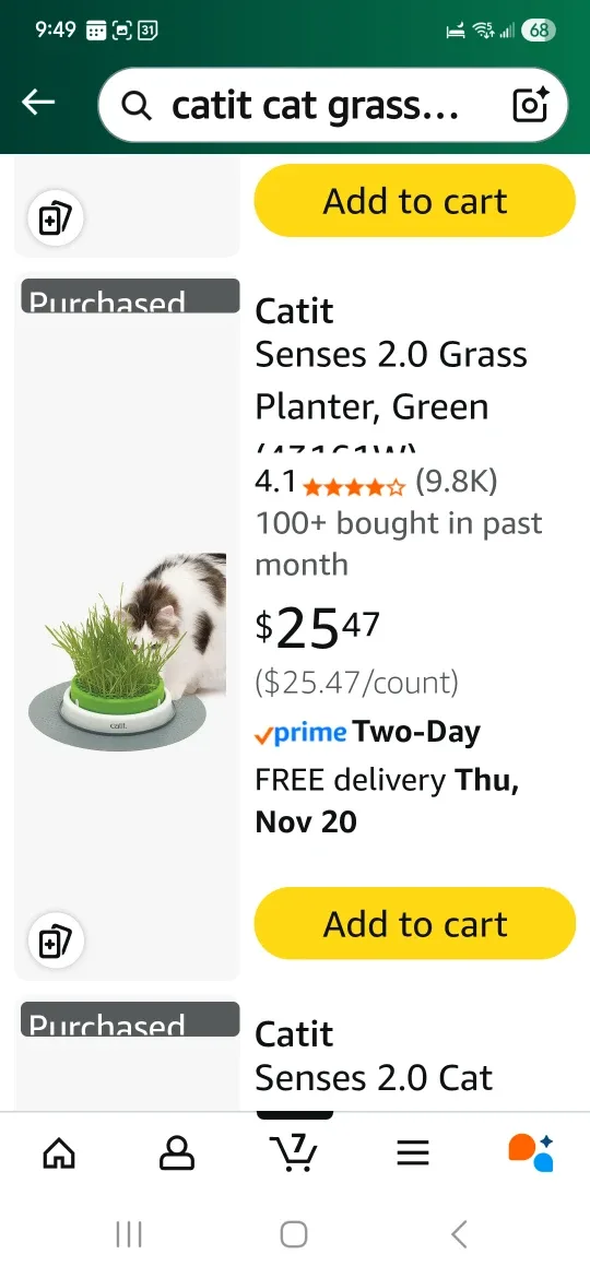 Catit Senses 2.0 Grass Planter image indicator(2)