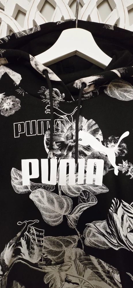 New with tag Puma Floral Hoodie - Size M - photo 2