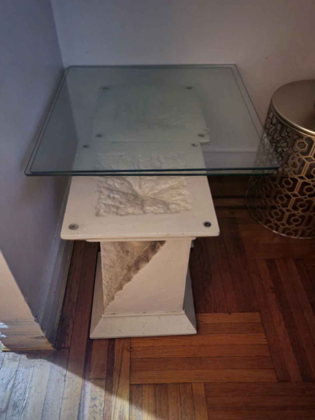 Glass Top Coffee Table - photo 2